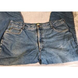 Cabela's Men's Blue Jeans Size 44x30 Fully Fleece Lined Farming Hunting Outdoor